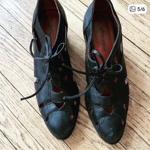 Jeffrey Campbell Black Lace Up Boots